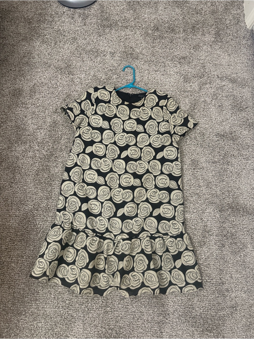 Who What Wear Black Floral Dress